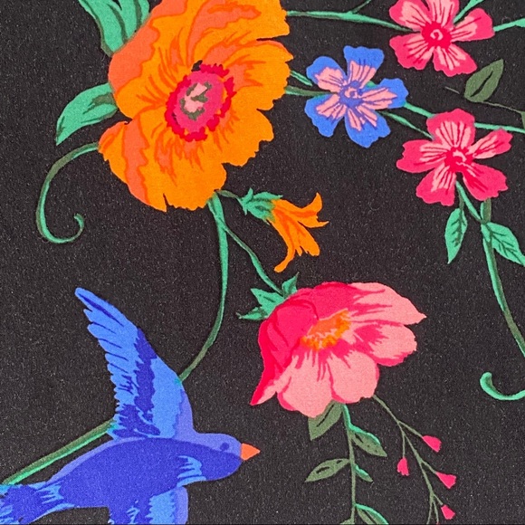 Old Navy Black Floral Shift Dress - Picture 3 of 9